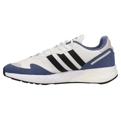 

Adidas Zx 1K Boost Мужские черные, синие, белые кроссовки Повседневная обувь H01909, Black;blue;white, adidas Zx 1K Boost