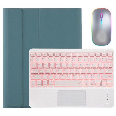 For Xiaomi Mi Pad 5/6 Pro Redmi Pad SE 11'' Backlit Touchpad Keyboard Case Mouse