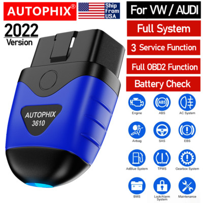 Autophix 3610 OBD2 Scanner For VW/Audi/Skoda/SEAT Car All System Diagnostic Tool