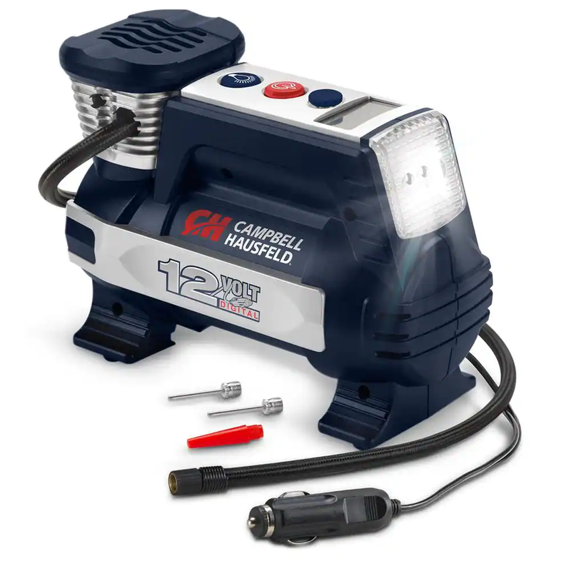 Digital Powerhouse 100 PSI 12V Portable Inflator with Automatic Shut-Off, Safety