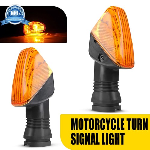 2X Front+Rear Motorcycle Turn Signal Blinker Light For