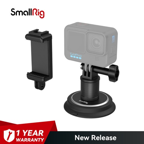 Suction Cup Mounting Support for Action Cameras|GoPro Cage| DJI Action 4 Cage