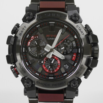 Pre-owned Casio G-shock Mtg-b3000bd-1ajf Analog & Digital Quartz Radio Solar Black Black