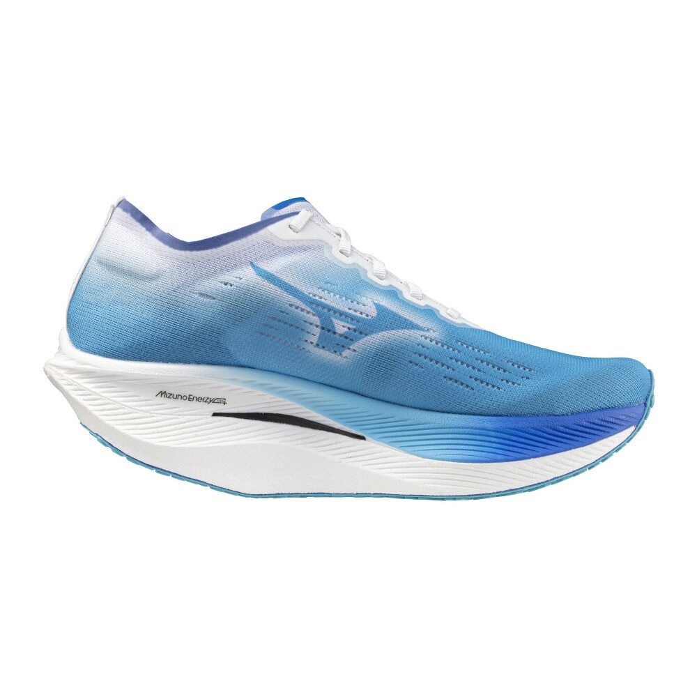Pre-owned Mizuno Wave Rebellion Pro 2 Blue White 2e U1gd2417 51 Men's Size Oki10