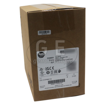 New Allen-Bradley 25C-D1P4N114 AB PowerFlex 527 0.4kW / 0.5Hp AC Drive in box