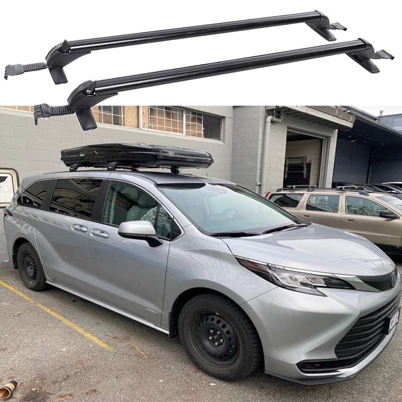 Cross Bar Luggage Carrier Aluminum W/lock For Toyota Corolla Camry