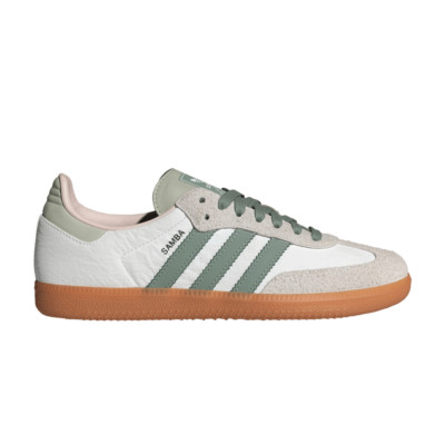 adidas Wmns Samba OG 'White Silver Green' ID0492