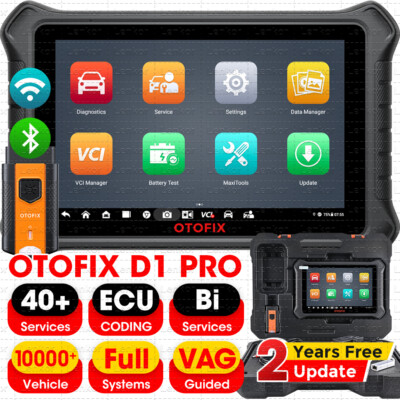 2024 OTOFIX D1 PRO Bidirectional Car Diagnostic Scanner Full System KEY Coding