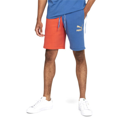 Мужские синие повседневные спортивные штаны Puma Go For Colorblock 9 дюймов 53603748