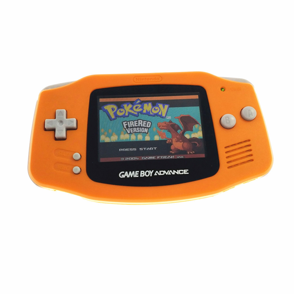 Orange Game Boy Advance Console w/ AGS-101 Brighter