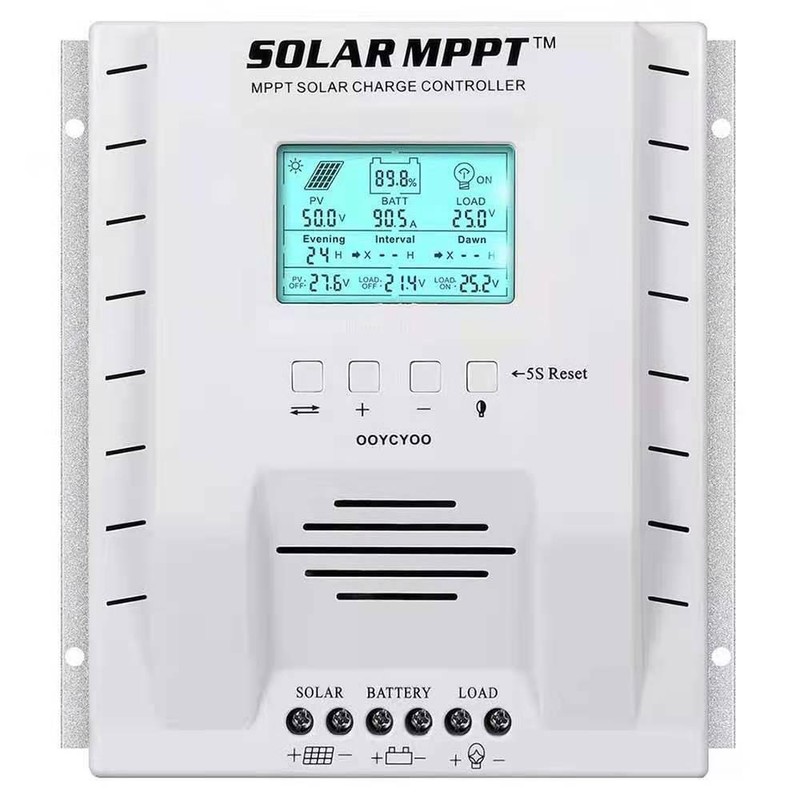 80A 60A MPPT Solar Panel Regulator Charge Controller 12V/24V 1000W/2000W LCD S1