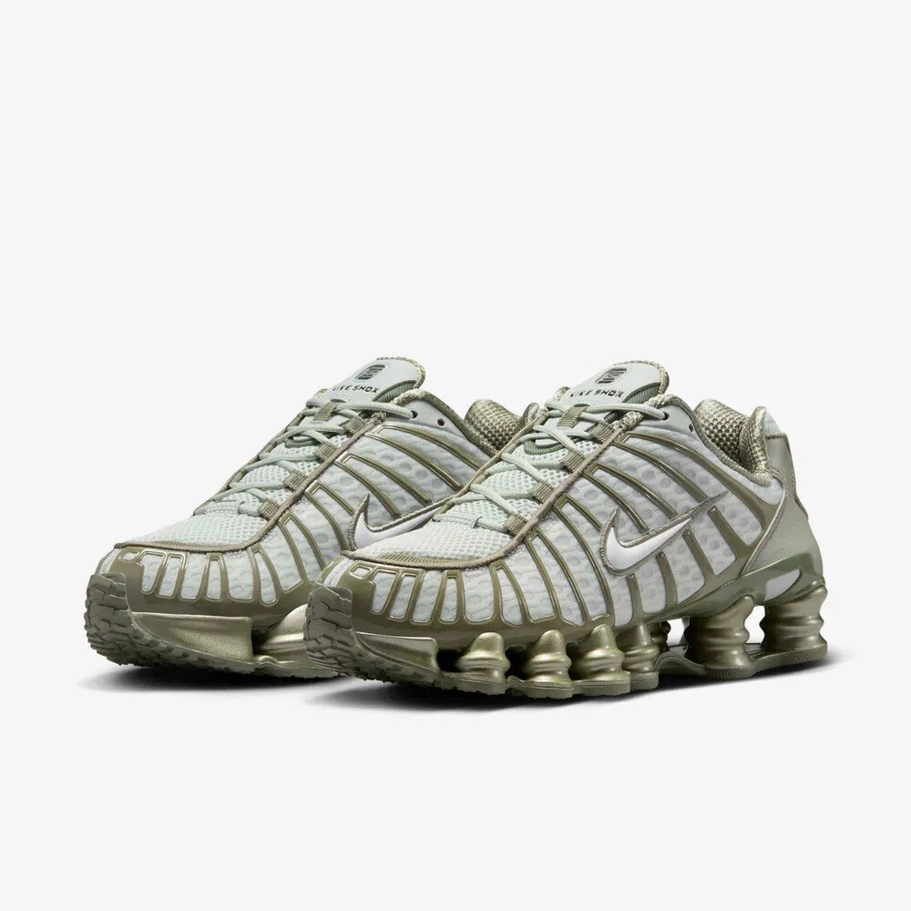 Nike Shox TL Light Silver White Light Army Womans AR3566-006