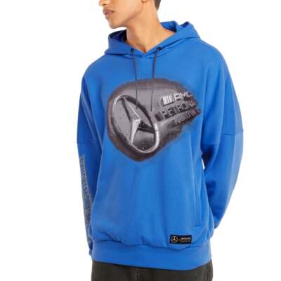 

Мужская синяя повседневная верхняя одежда Puma Mapf1 Street Pullover Hoodie 531709-06, Синий