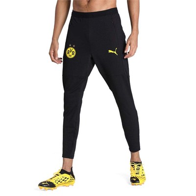 

Брюки Puma Bvb Training Pants Мужские черные спортивные повседневные брюки 757715-02, Черный, Puma Bvb Training Pants