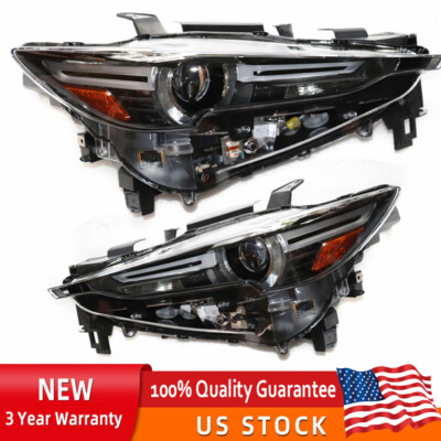 Pair Fit 2017-2020 Mazda CX-5 Full LED Headlights w/AFS Headlamps Left+Right New