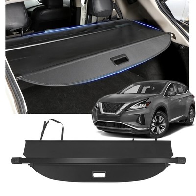 Rear Trunk Cargo Luggage Cover Security Shield Shade Fit Nissan Murano 2015-2024