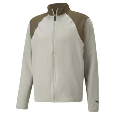 

Puma Studio Ultramove FullZip Jacket Mens Green, Grey Повседневная спортивная верхняя одежда, Puma Studio Ultramove FullZip Jacket