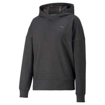 

Puma Cloudspun Pullover Training Hoodie Женская черная повседневная верхняя одежда 52241101, Черный