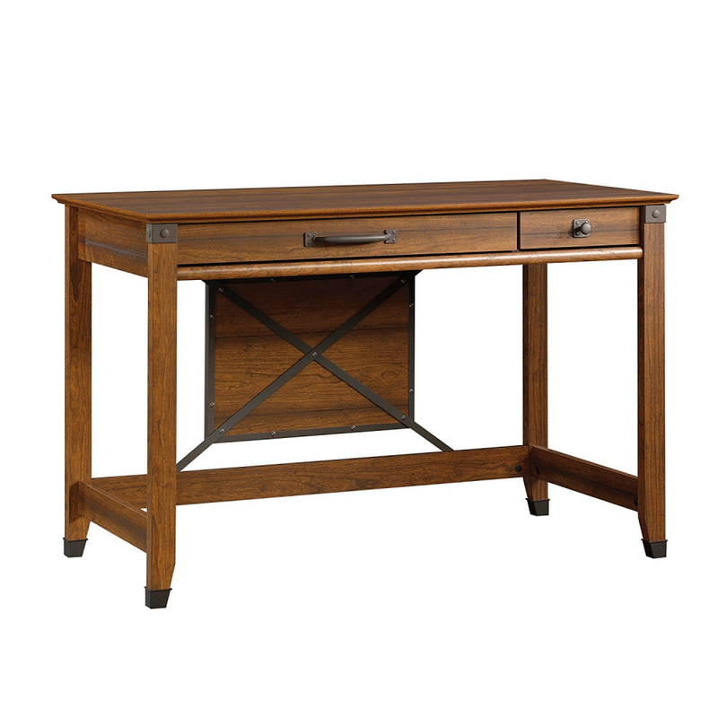 Writing Desk With Drawer Industrial Style Office Furniture Wood
