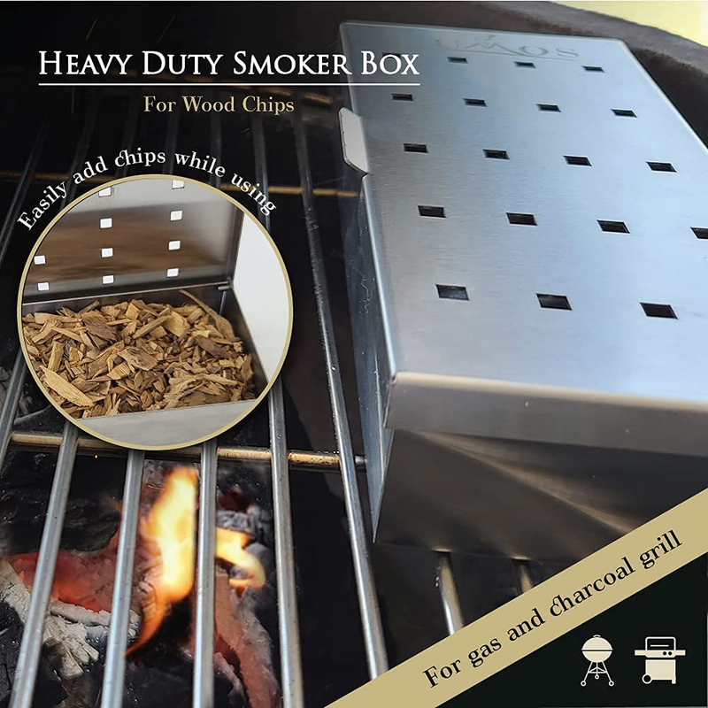 Box In Barbecue Grilling Accessories, Smokey Bbq Flavor Gas 