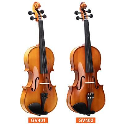::Glarry 4/4 3/4 1/2 1/4 1/8 Size Acoustic Violin Fiddle with Case Bow Rosin