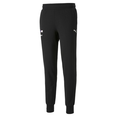 Флисовые брюки Puma Bmw Mms Ess Мужские черные повседневные спортивные брюки 53624401
