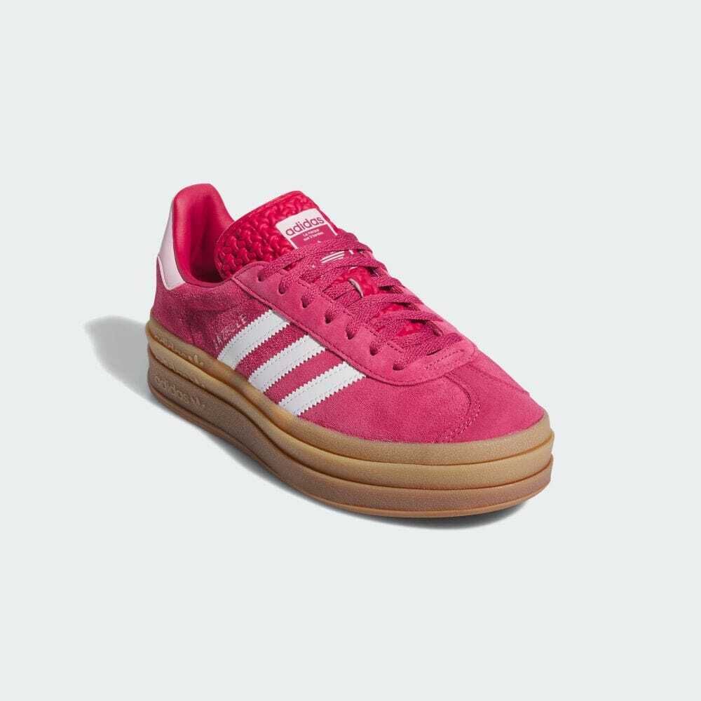 Pre-owned Adidas Originals Gazelle Bold Wild Pink White Women's Size Id6997 In Wild Pink / Footwear White / Clear Pink