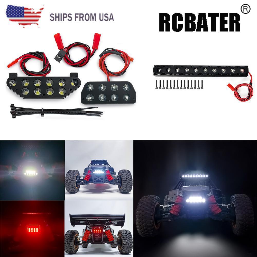 RCBATER LED Front+Rear Light Roof Lights Kit for 1/5 LOSI XL DBXL 4WD 2.0 RC Car