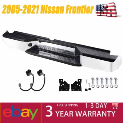 Step Bumper Assembly For 2005-2021 Nissan Frontier Without Park Sensors
