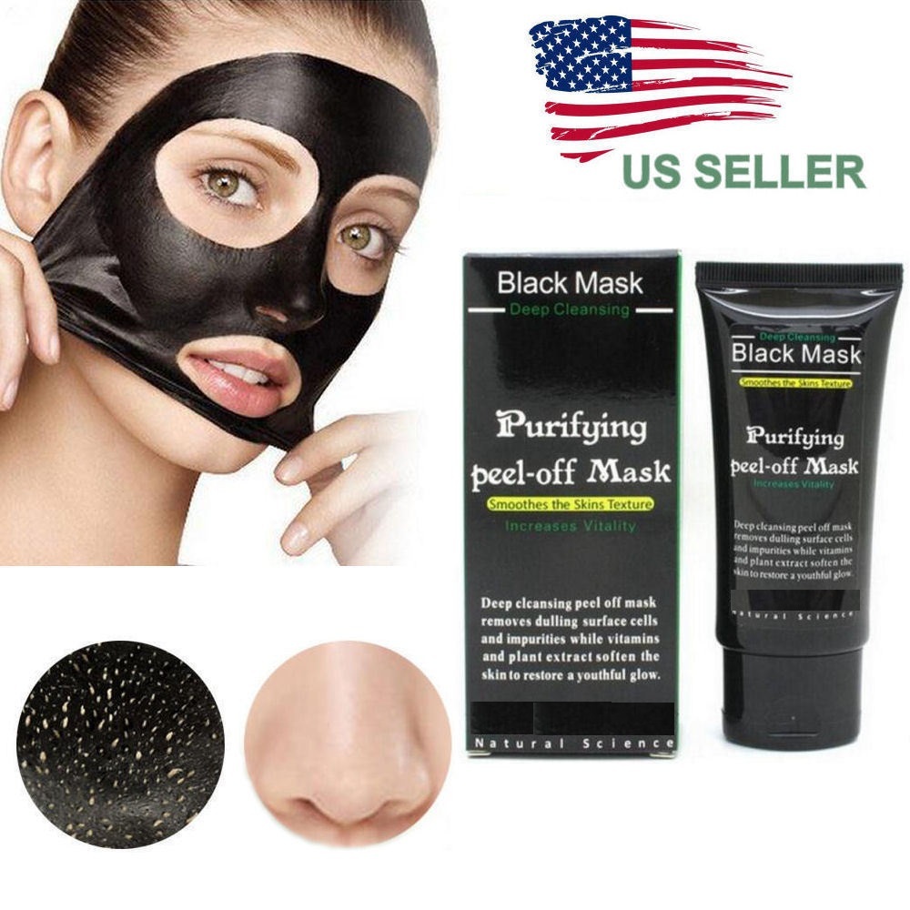Purifying Black Peel-Off Mask Facial Cleansing Blackhead Remover Charcoal Mask