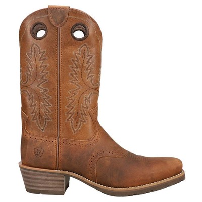 Мужские коричневые повседневные ботинки Ariat Hybrid Roughstock Square Toe Cowboy 10044565