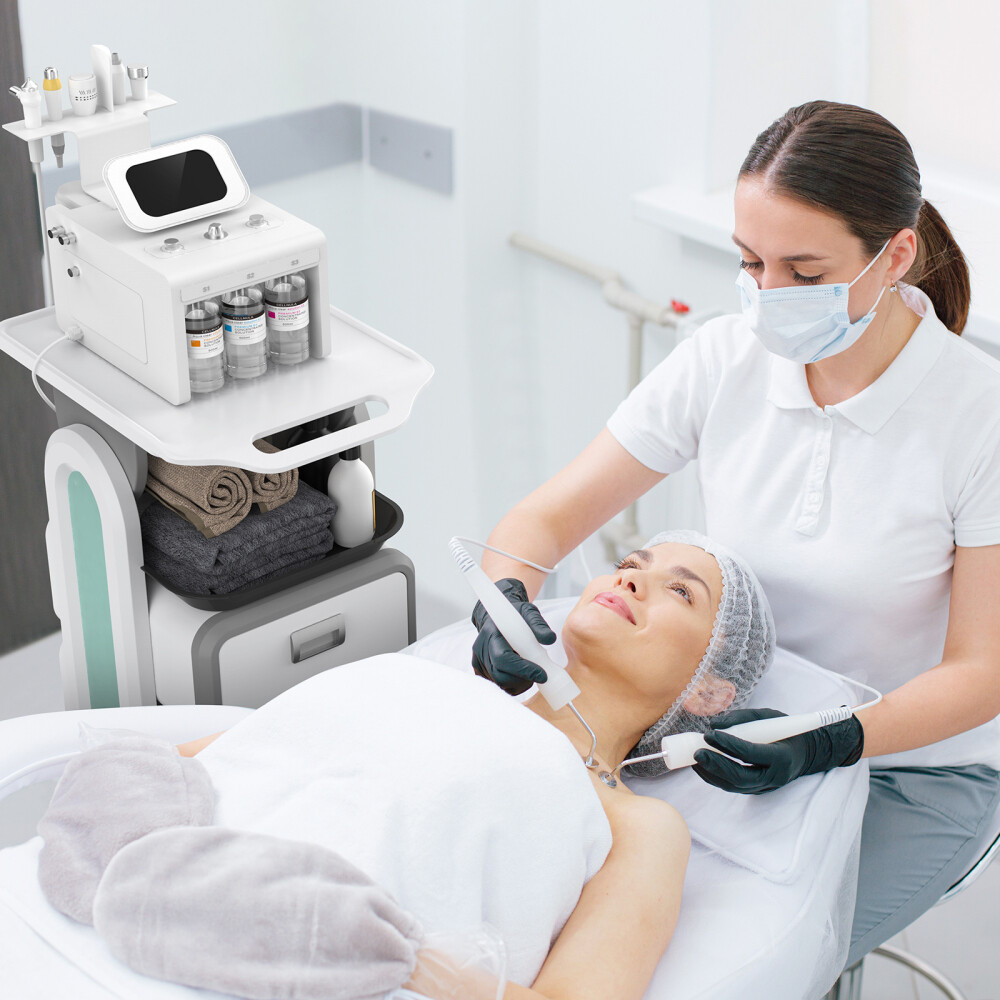 Mobile Trolley Carts for Ultrasound Imaging Scanner Medical Beauty Storage Cart