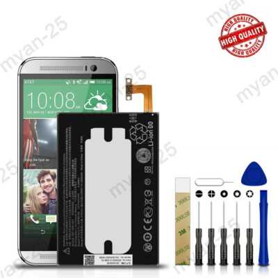 For HTC One E8 Replacement Battery B0P6B100 BOP6B100 35H00214-00M Tools