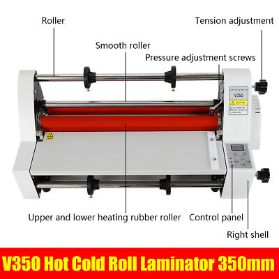 Hot Cold Roll Laminator Digital Display Single & Dual Sided Laminating Machine