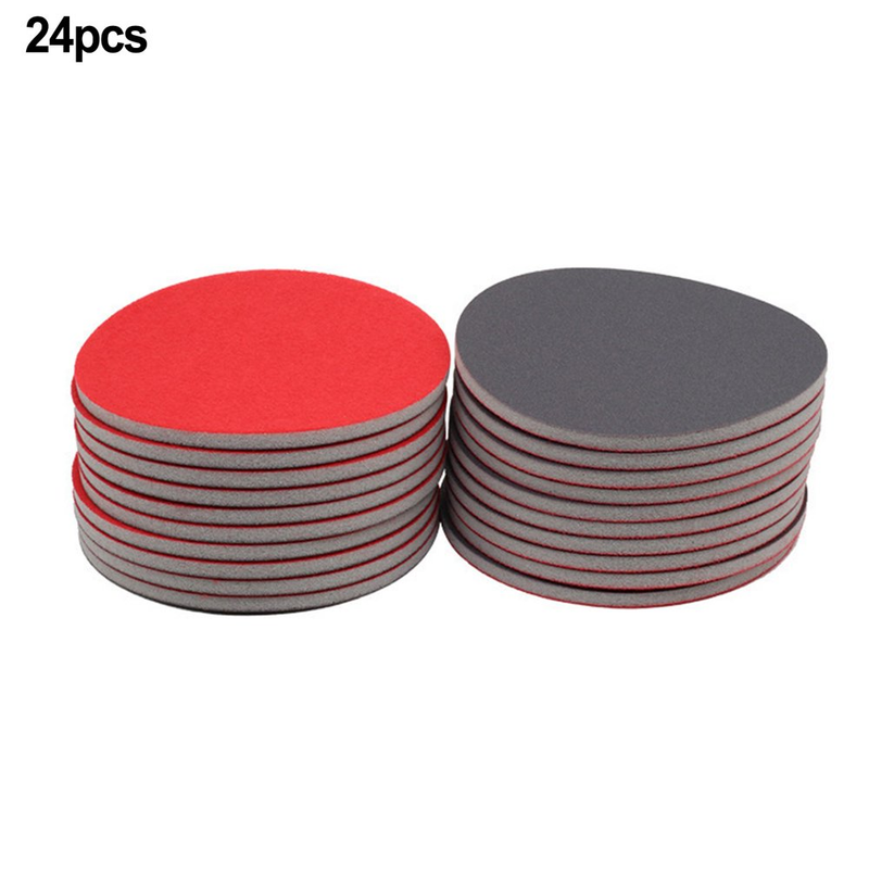 Cogfs 24 Pieces Bowling Sanding Pads Resurfacing Polishing Kit Bowling Ball Clea