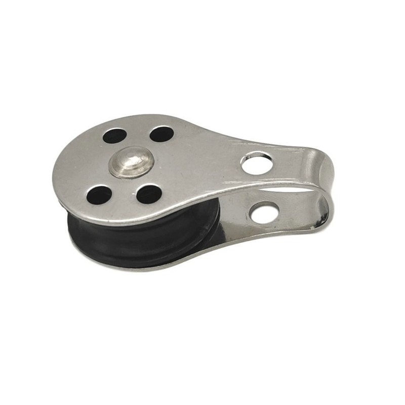 Steel Sailing Kayak Marine Nylon Sheave Rigging Accessories Fixed Pulley Block
