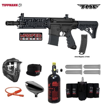 Tippmann Maddog TMC MAGFED  Elite HPA Paintball Gun Marker Package