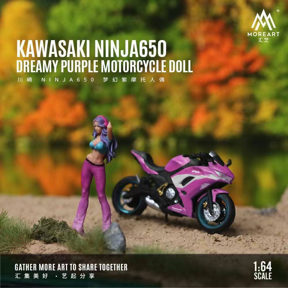 MoreArt 1:64 Motorcycle Kawasaki Ninja650 Resin Art