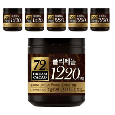 Lotte Dream Cacao 72% Polyphenol 1220mg Chocolate Ball Korean Food 86g x 6EA