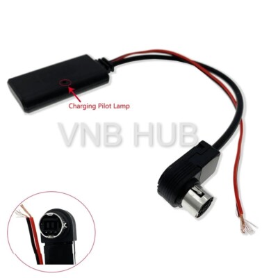 New Bluetooth Aux Adapter Cable For Alpine CDA-9833 CDA-9833R CDA-9847R CDA-9835