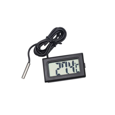 1PC Mini LCD Car Digital Thermometer Hygrometer Temperature Sensor Meter Gauge