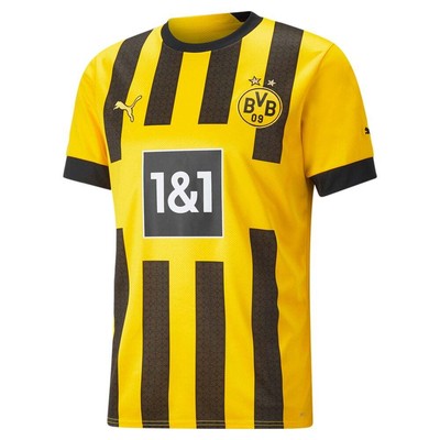 Puma Bvb Home 2223 Реплика с круглым вырезом с коротким рукавом Футбольная майка мужская Размер XXL