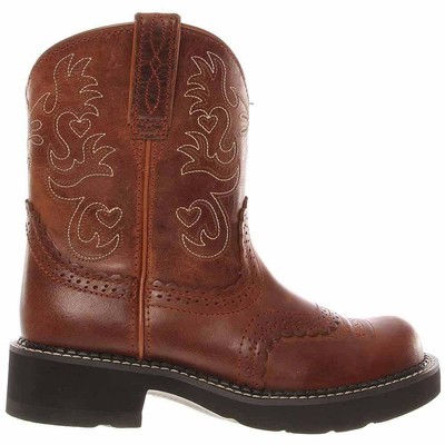 

Женские повседневные ботинки Ariat Fatbaby Saddle с круглым носком, размер 7 М, 10000860, Коричневый, Ariat Fatbaby Saddle Round Toe Cowboy