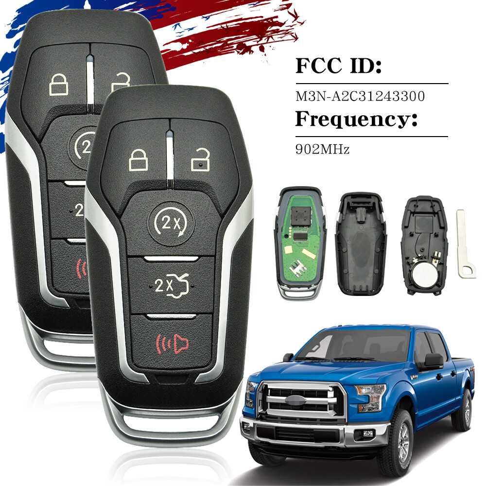 For FORD 2016 2017 F150 Keyless Entry Remote Fob M3N-A2C31243300 5