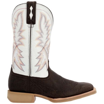 

Durango Rebel Pro Lite Ковбойские мужские коричневые, белые повседневные ботинки с квадратным носком DDB0360, Brown;white, Durango Rebel Pro Lite Square Toe Cowboy