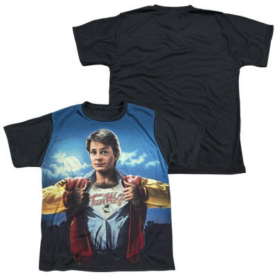 Teen Wolf Poster Sub Youth Black Back T-Shirt (Ages 8-12)