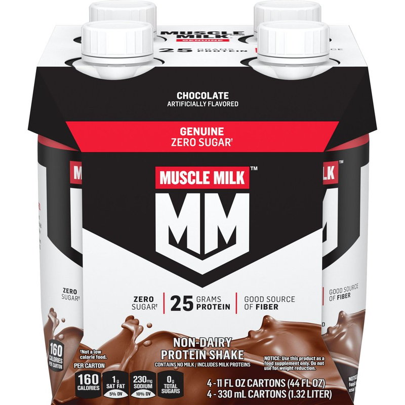 Muscle Milk Genuine Protein Shake, Chocolate, 11 Fl Oz Carto