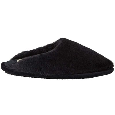 

Дорогие пены Bailey Faux Fur Scuff Женские повседневные тапочки размера XL M 30827-DCOM-000, Черный, Dearfoams Bailey Faux Fur Scuff