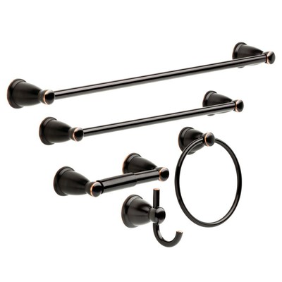 Franklin Brass KIN5PC-ORB Kinla Bathroom Accessory Kit 5 Pieces Oil Rubbed Br...