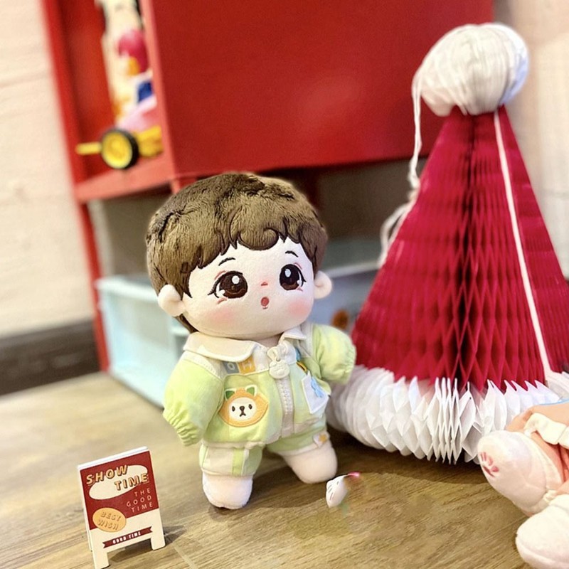 Animal Pattern Doll Zip Jacket for 20cm Doll/Cotton Stuffed Dolls 20cm Doll